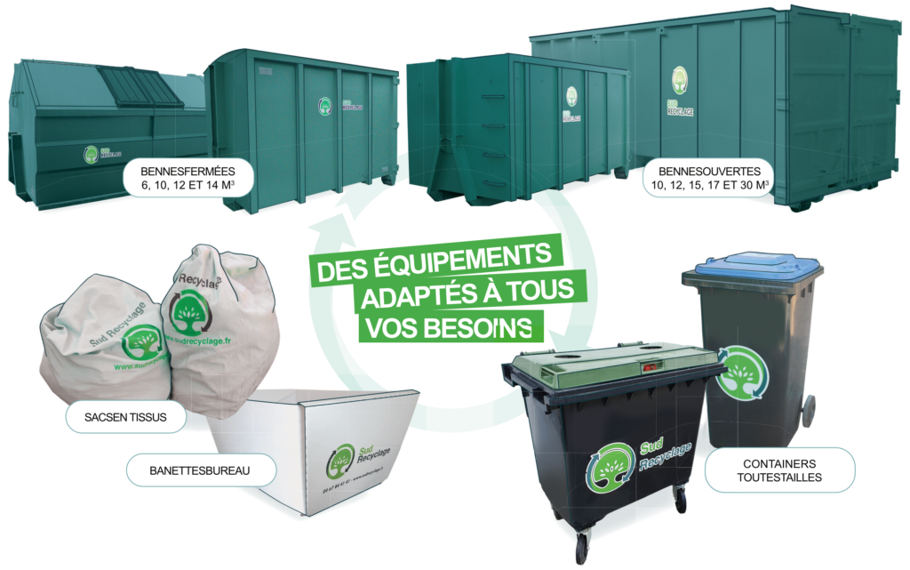 Des équipements de recyclage adaptés