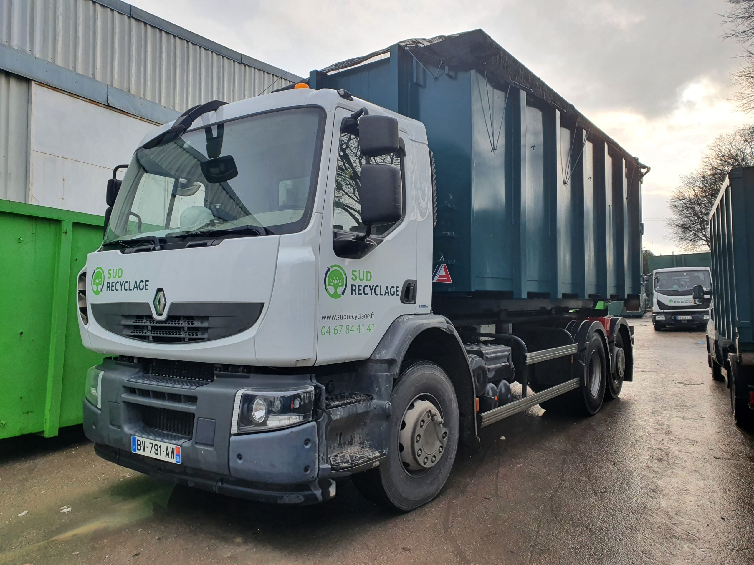 camion collecte déchets entreprise